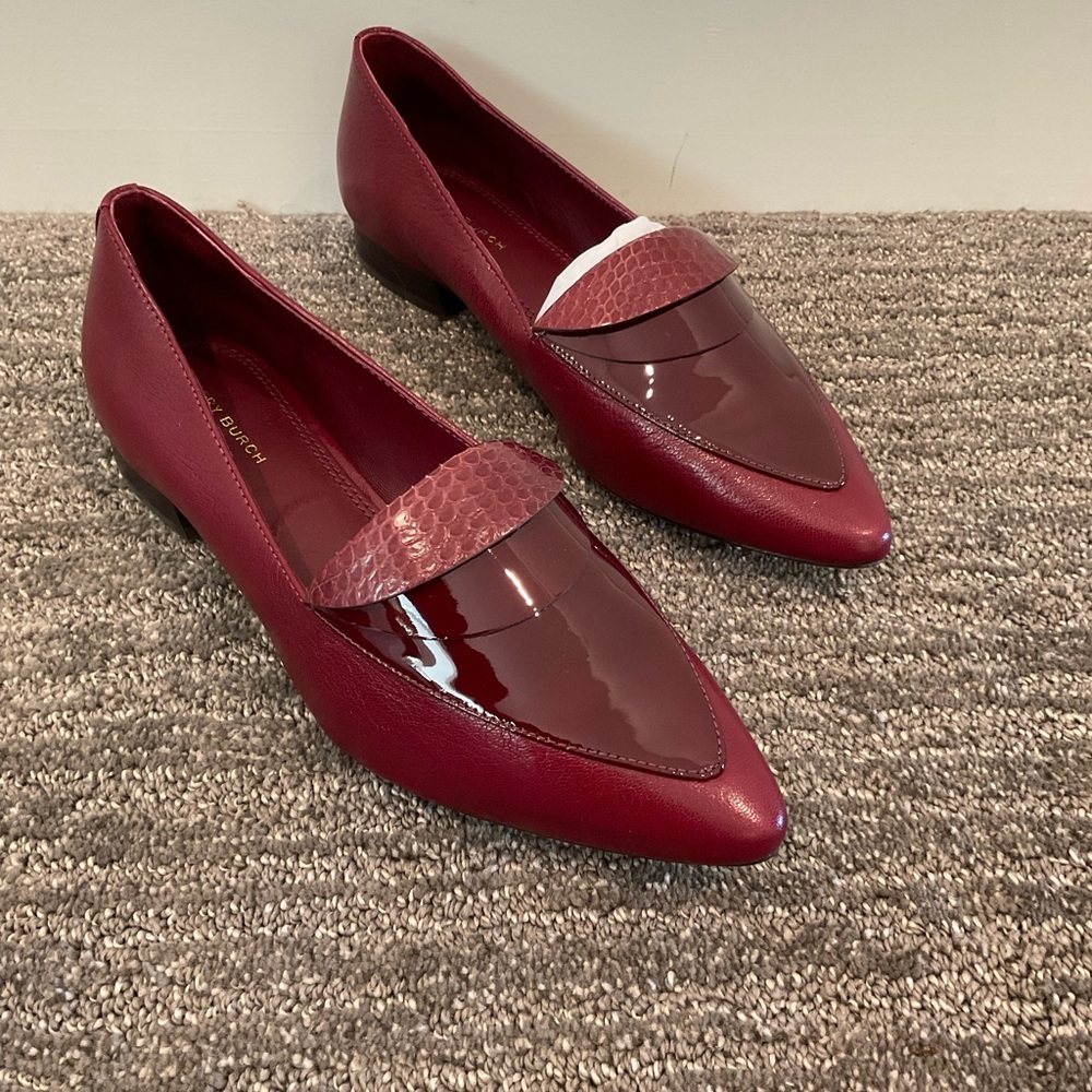 Tory Burch Envelope Loafer - Red/Burgundy - Picture 2 of 7